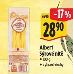 Albert Sýrové nitě nabídka