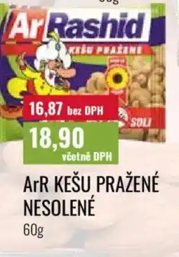 Ratio Arr kešu pražené nesolené nabídka