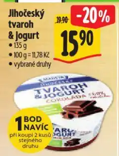 Albert Jihočeský tvaroh & jogurt nabídka