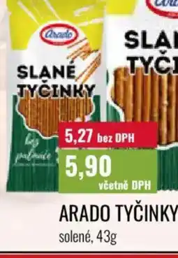 Ratio Arado tyčinky solené nabídka
