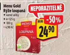 Albert Menu gold rýže nabídka