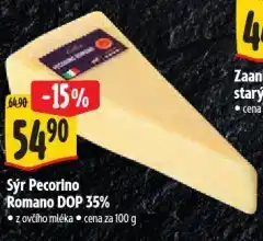 Albert Sýr pecorino romano nabídka