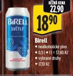 Albert Birell nealkoholické pivo nabídka