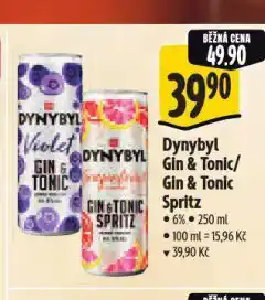 Albert Dynybyl gin & tonic spritz nabídka