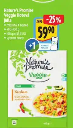 Albert Veggie hotová jídla nabídka