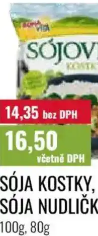 Ratio Sója kostky, sója nudličky nabídka