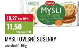 Ratio Mysli ovesné sušenky nabídka
