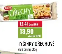 Ratio Tyčinky ořechové nabídka
