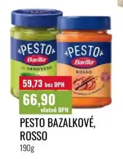 Ratio Pesto bazalkové, rosso nabídka