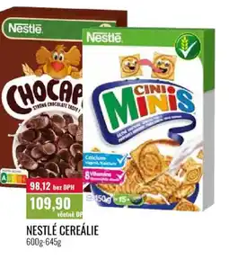Ratio Nestlé cereálie nabídka