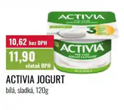 Ratio Activia jogurt bílá, sladká nabídka