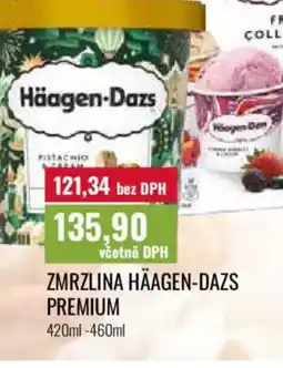 Ratio Zmrzlina häagen-dazs premium nabídka