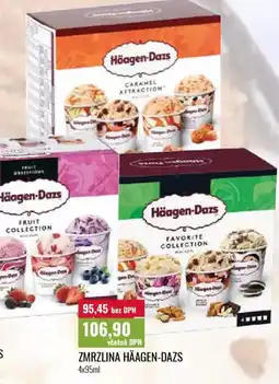 Ratio Zmrzlina häagen-dazs nabídka