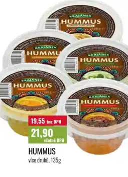 Ratio Hummus nabídka