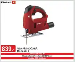 Baumax 839,- pila přímočará TC-JS 60/1 nabídka