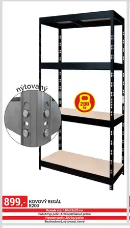 Baumax Kovový regál R200 nabídka