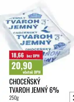 Ratio Choceňský tvaroh jemný 6% nabídka