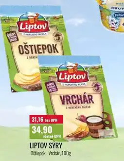 Ratio Liptov sýry oštiepok, vrchár nabídka