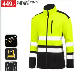 Baumax Fleecová mikina reflexní nabídka