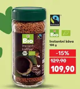 Kaufland Bio Instantní káva nabídka