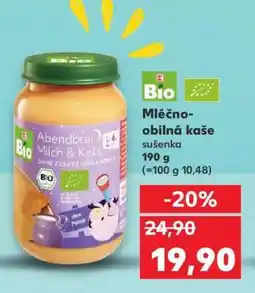 Kaufland Mlěčno-obilná kaše sušenka nabídka