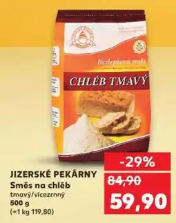 Kaufland JIZERSKÉ PEKÁRNY Směs na chléb tmavý/vicezrnný nabídka