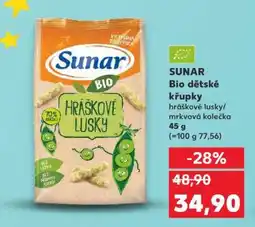 Kaufland Sunar Bio Dětské křupky nabídka