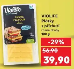 Kaufland VIOLIFE Plátky s příchutí nabídka