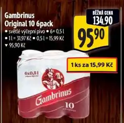 Albert Gambrinus Originál 10 6pack nabídka