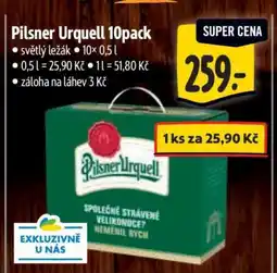 Albert Pilsner Urquell 10pack nabídka
