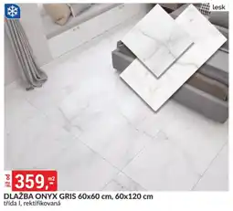 Baumax Dlažba onyx gris 60x60 cm, 60x120 cm nabídka