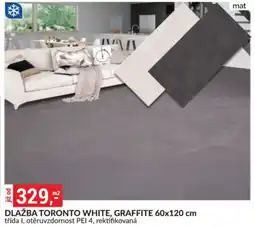 Baumax Dlažba toronto white, graffite 60x120 cm nabídka