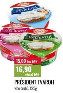 Ratio Président tvaroh nabídka