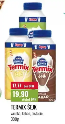 Ratio Termix šejk vanilka, kakao, pistacie nabídka