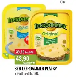 Ratio Sýr leerdammer plátky originál, lightlife nabídka