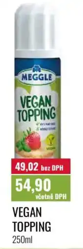 Ratio MEGGLE Vegan topping nabídka