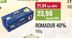 Ratio ROMADUR 40% nabídka