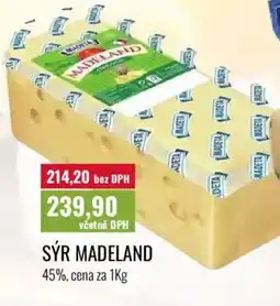 Ratio MADETA Sýr madeland 45% nabídka
