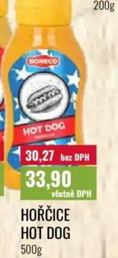 Ratio BONECO Hořčice hot dog nabídka