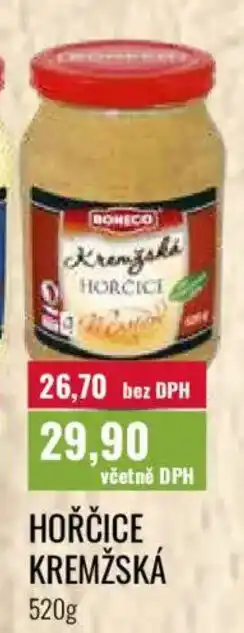 Ratio BONECO Hořčice kremžská nabídka