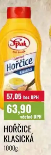 Ratio Spak Hořčice klasická nabídka