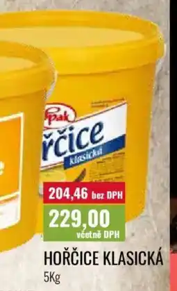 Ratio Hořčice klasická nabídka