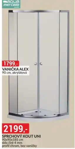 Baumax Sprchový kout uni nabídka