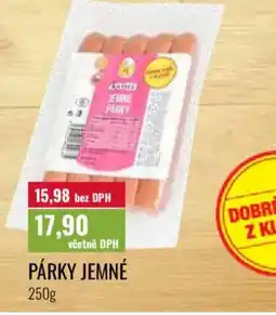 Ratio Párky jemné nabídka