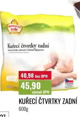 Ratio Kuřecí čtvrtky zadní nabídka