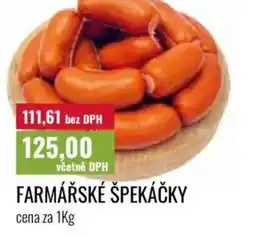 Ratio Farmářské špekáčky nabídka