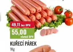 Ratio Kuřecí párek nabídka