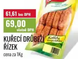 Ratio Kuřecí drůbeží řízek nabídka