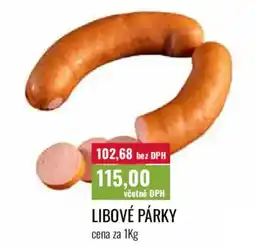 Ratio Libové párky nabídka