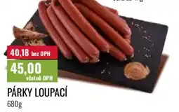 Ratio Párky loupací nabídka